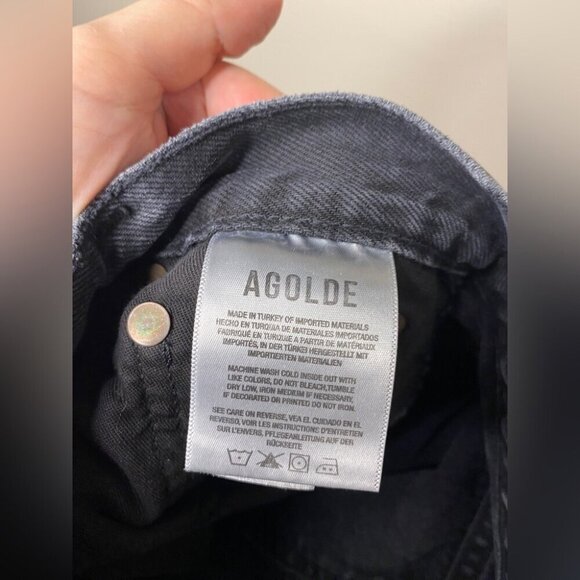 AGOLDE Riley High Rise Straight Leg Crop Jeans - Picture 9 of 9